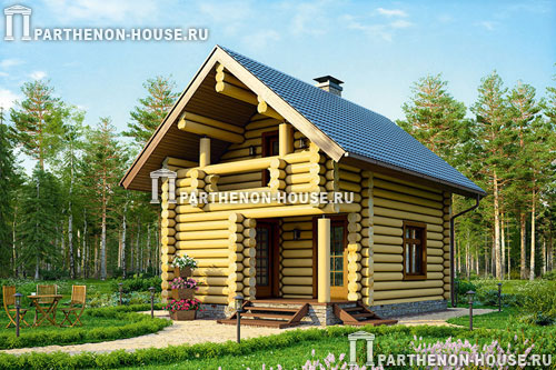 Деревянные проекты домов с мансардой - с ценами и фото